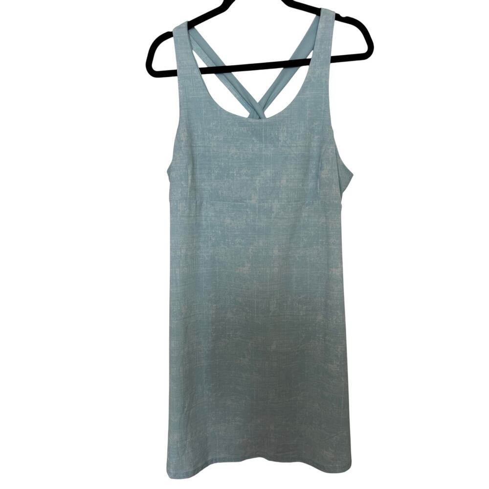 Traj3ctory Activewear Crossback Athletic Dress Blue Built-In Shorts XXL